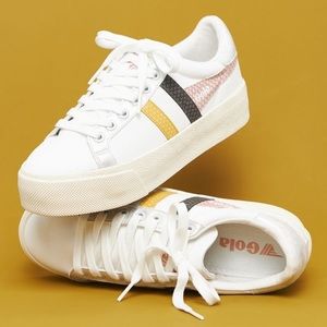 Anthropologie Gola Orchid Platform Sneakers Sz 9 NIB